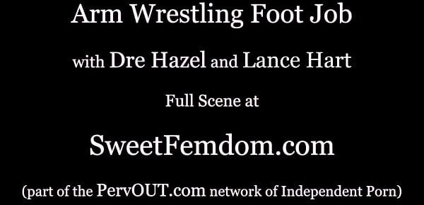  Arm Wrestling Foot Job BALLBUSTING FEMDOM HANDJOB